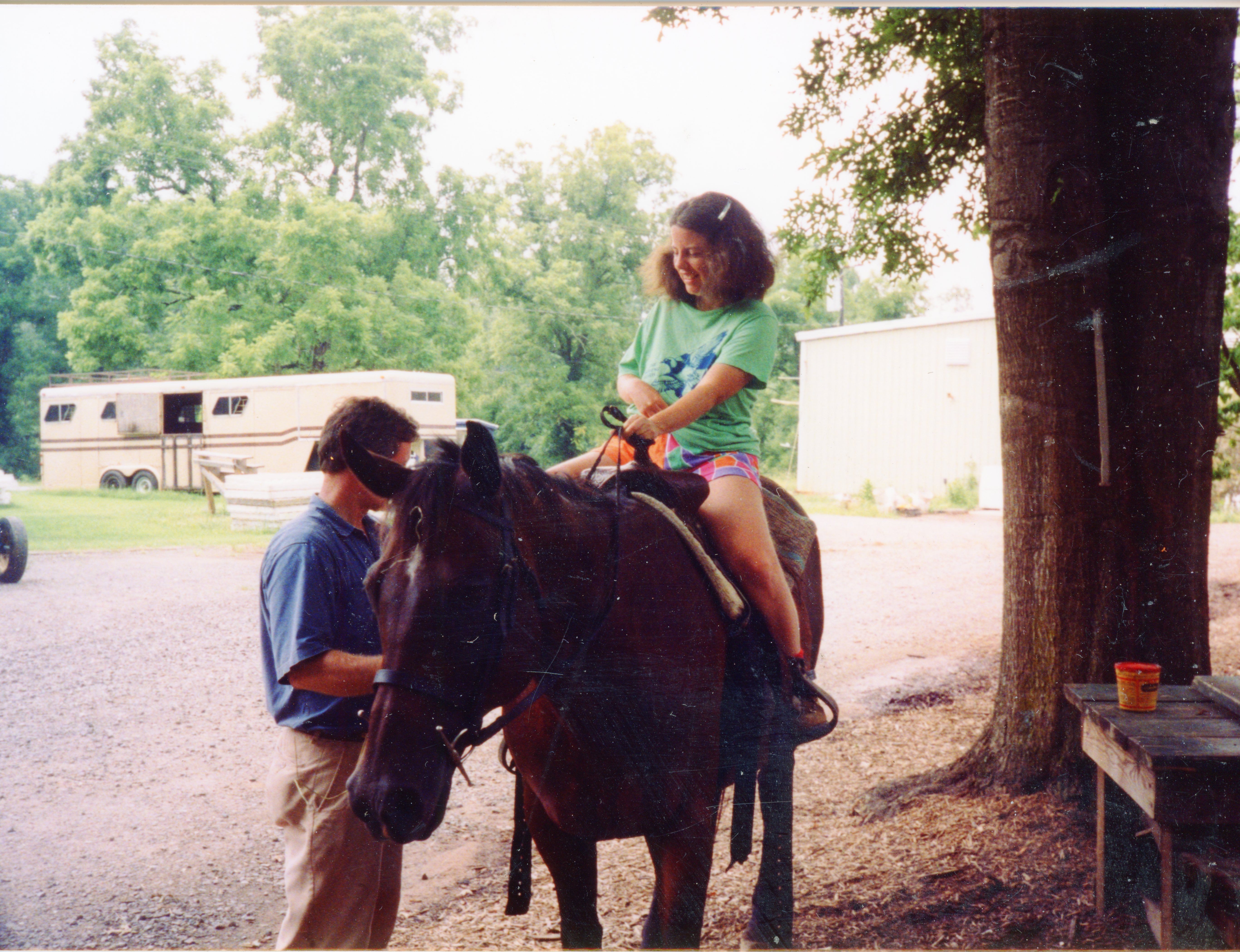 Ann Stark on horseback 2016