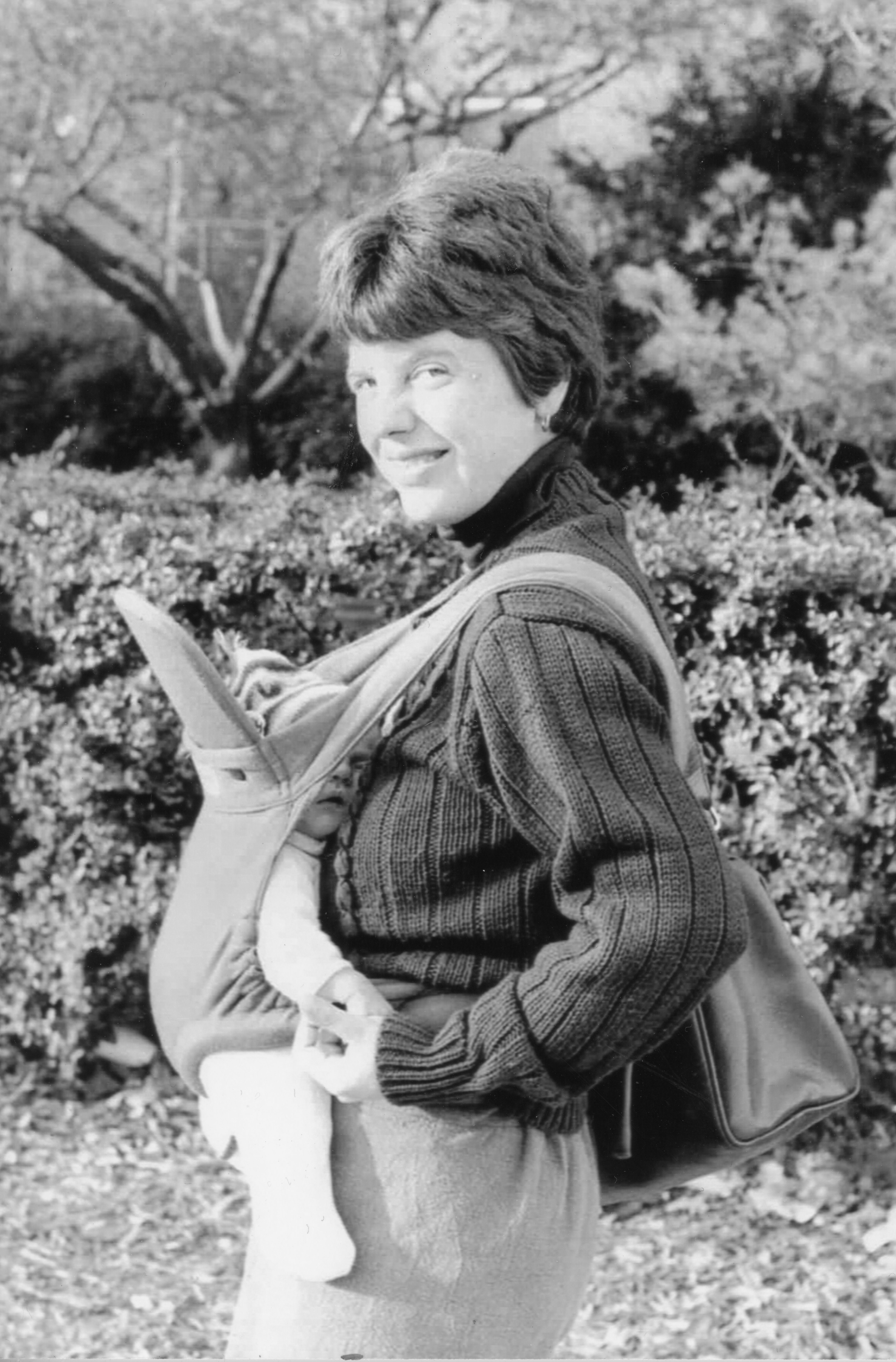 Ann Stark with Liana December 1980