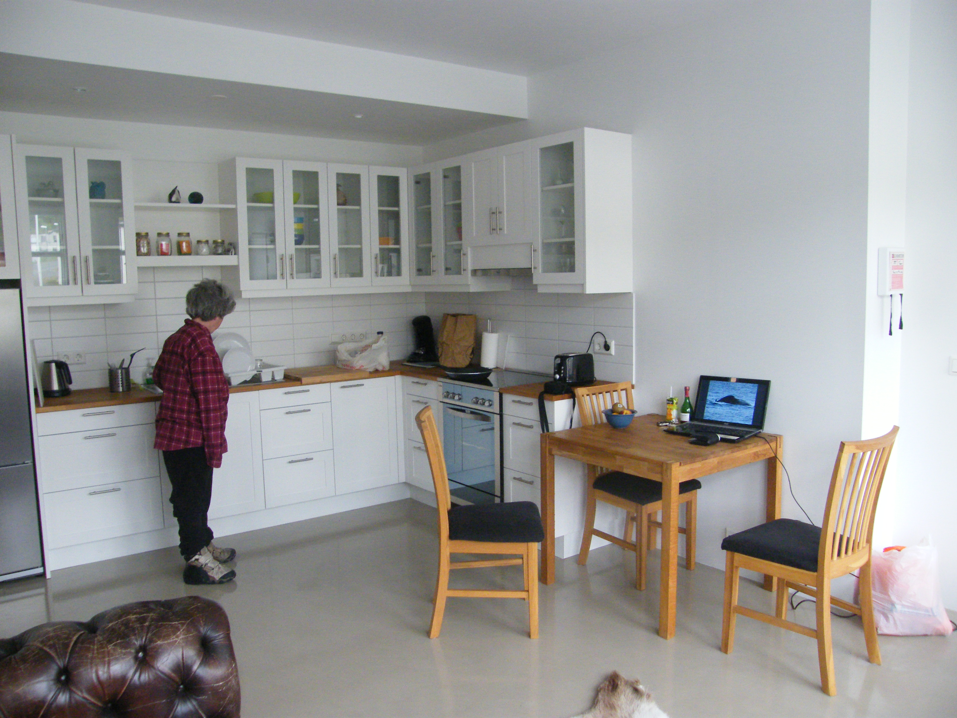 Ann Stark in Islandic guest house