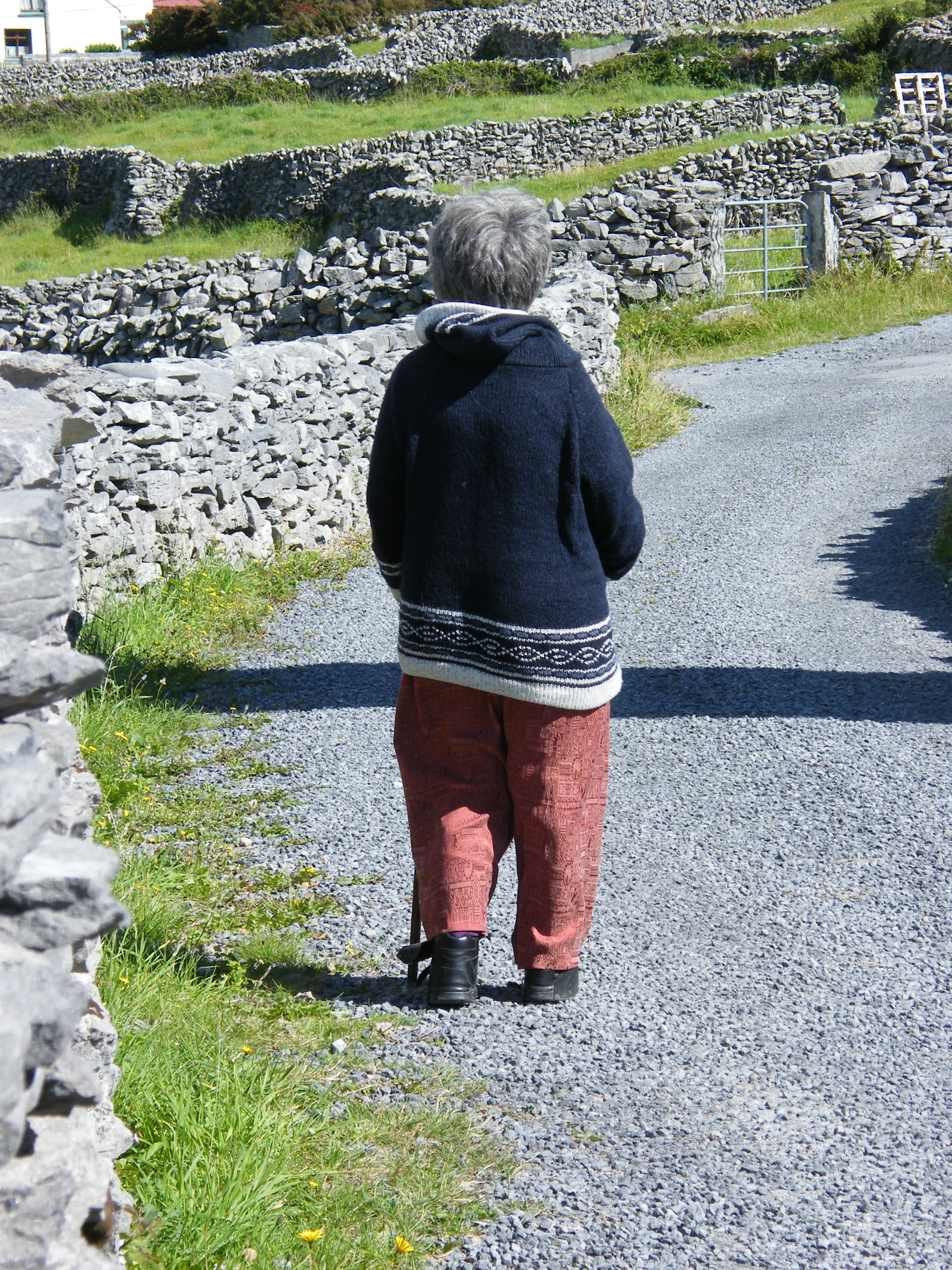 Ann Stark on Inishmeer Island, Galway, Ireland