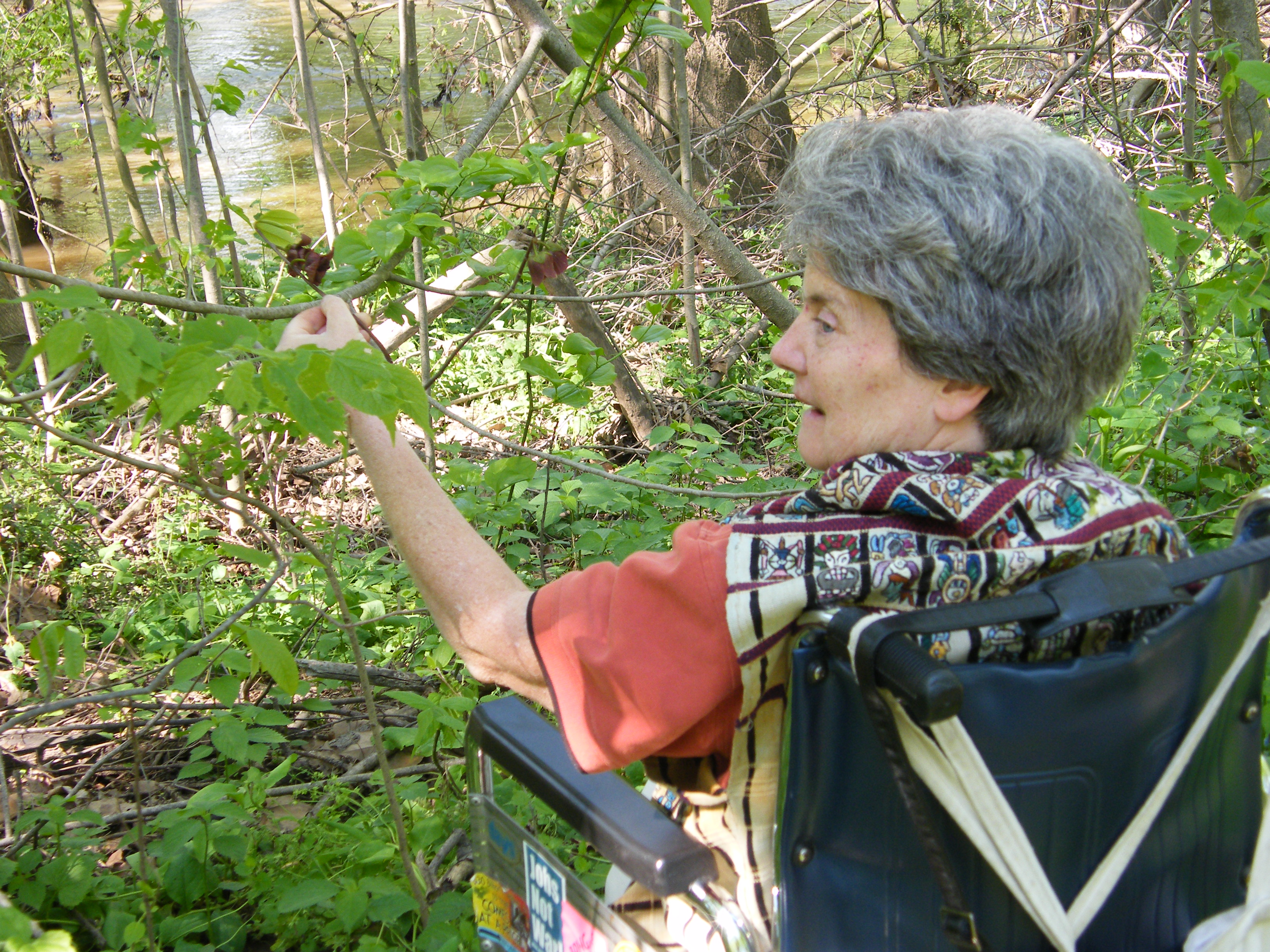 Ann Stark along C & O Canal